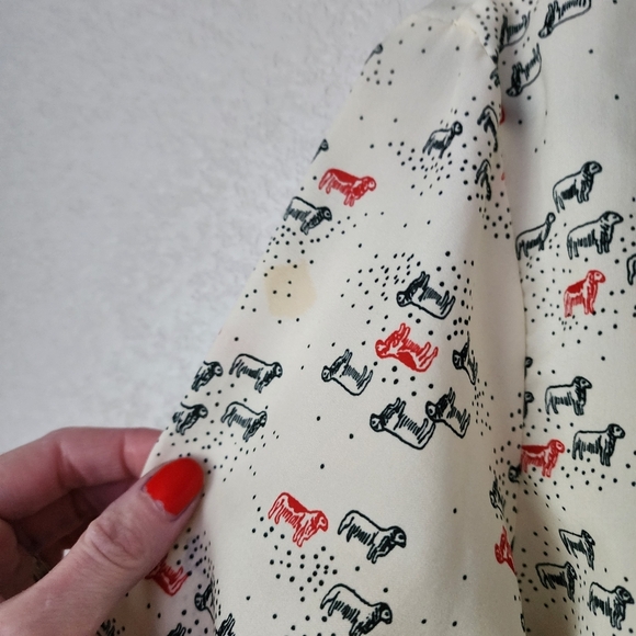 JACK WINTER x VINTAGE 70s black sheep red sheep button-up shirt 14 - Picture 4 of 13